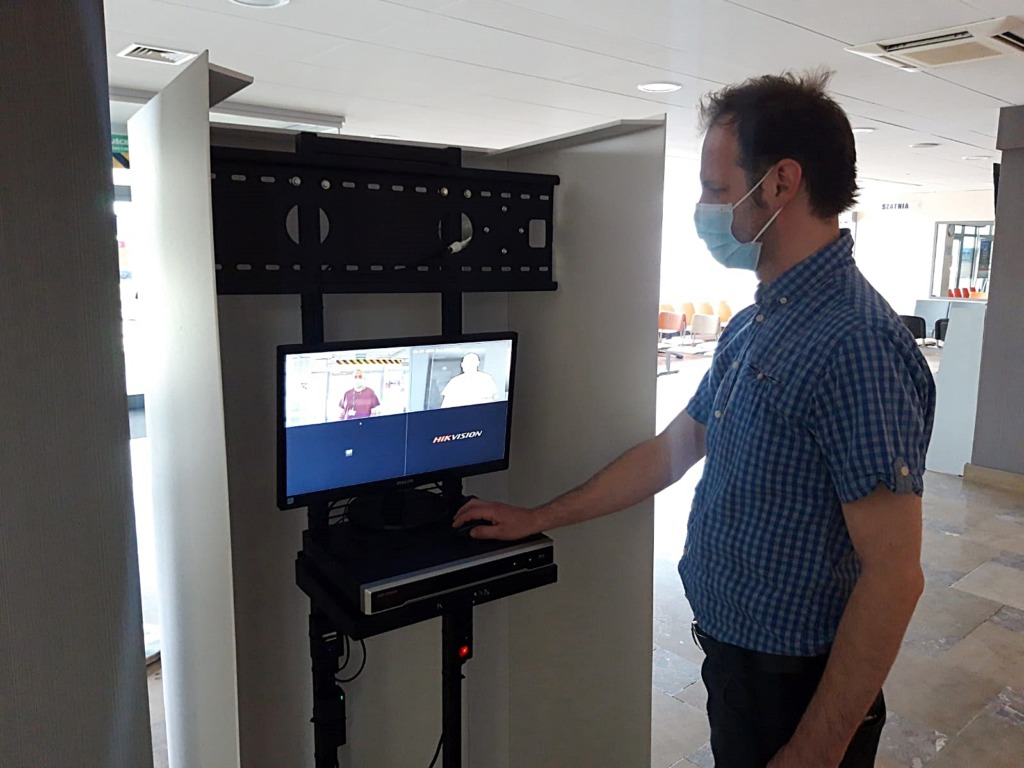 Zdalny pomiar temperatury w bialskim szpitalu