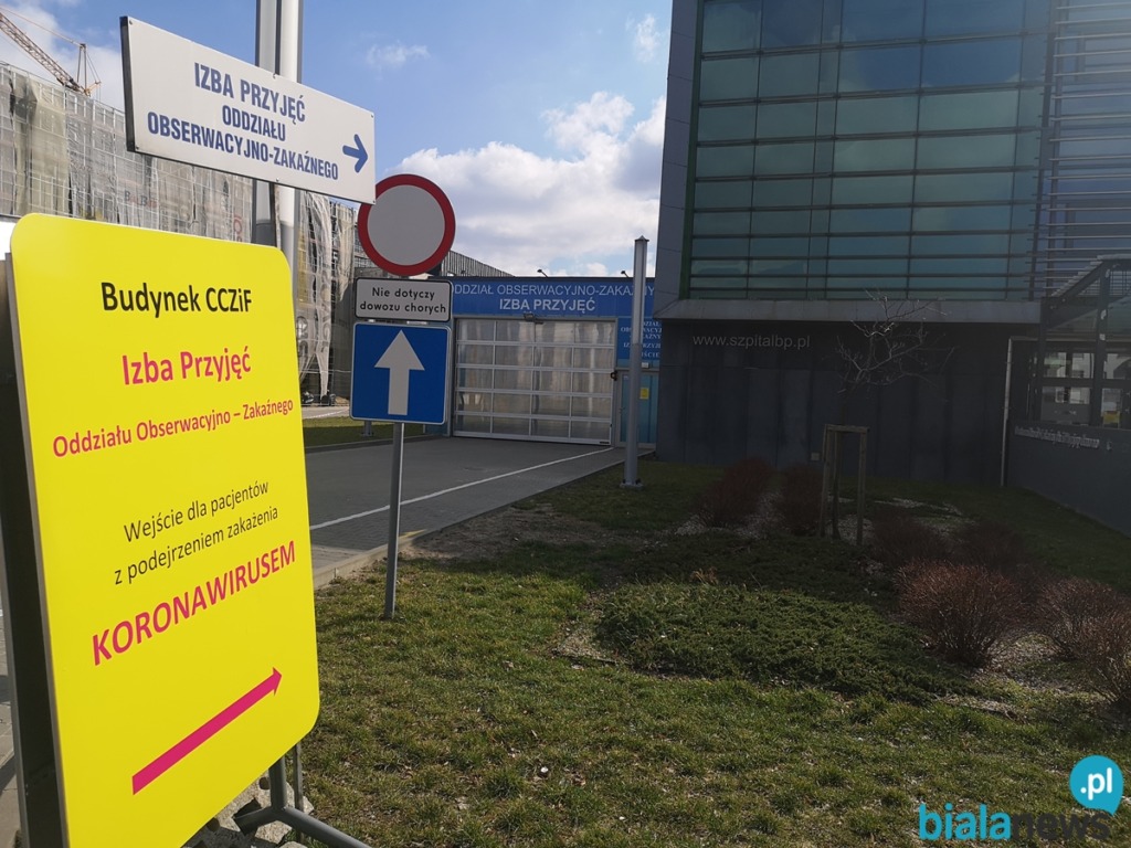 Pracownik szpitala w Białej Podlaskiej zarażony koronawirusem