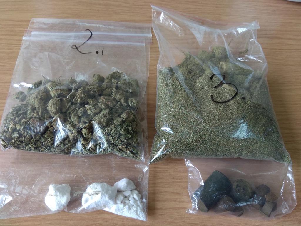 Narkotyki ukrył w pojemniku po lodach