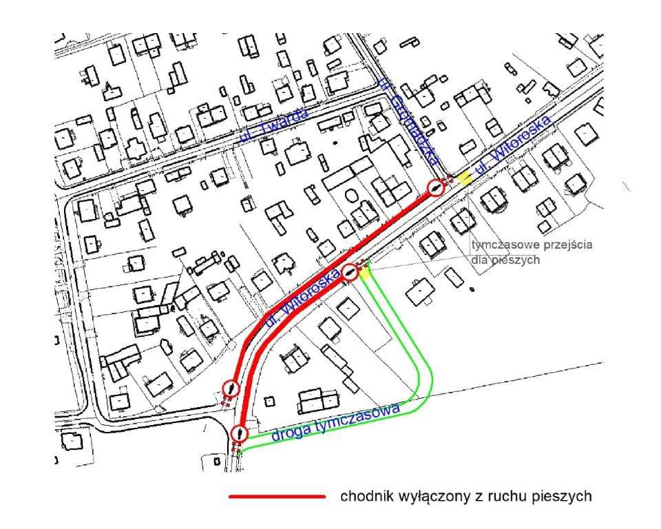 Utrudnienia w ruchu na Witoroskiej