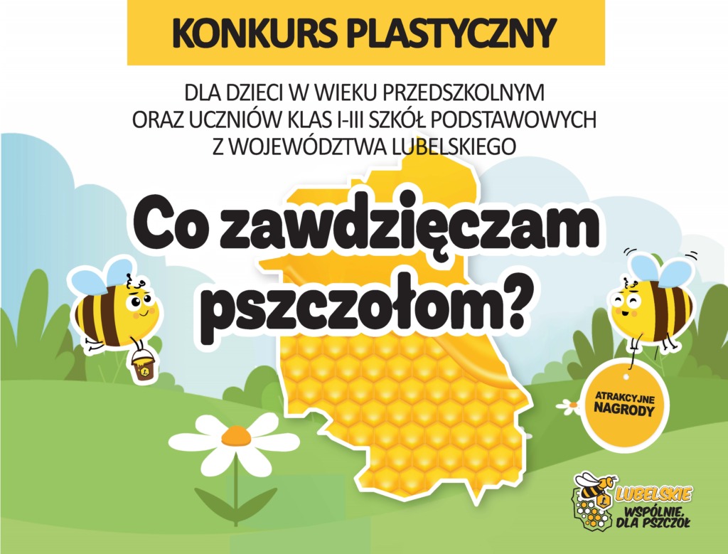 Lubelskie – wspólnie dla pszczół. Konkurs dla dzieci