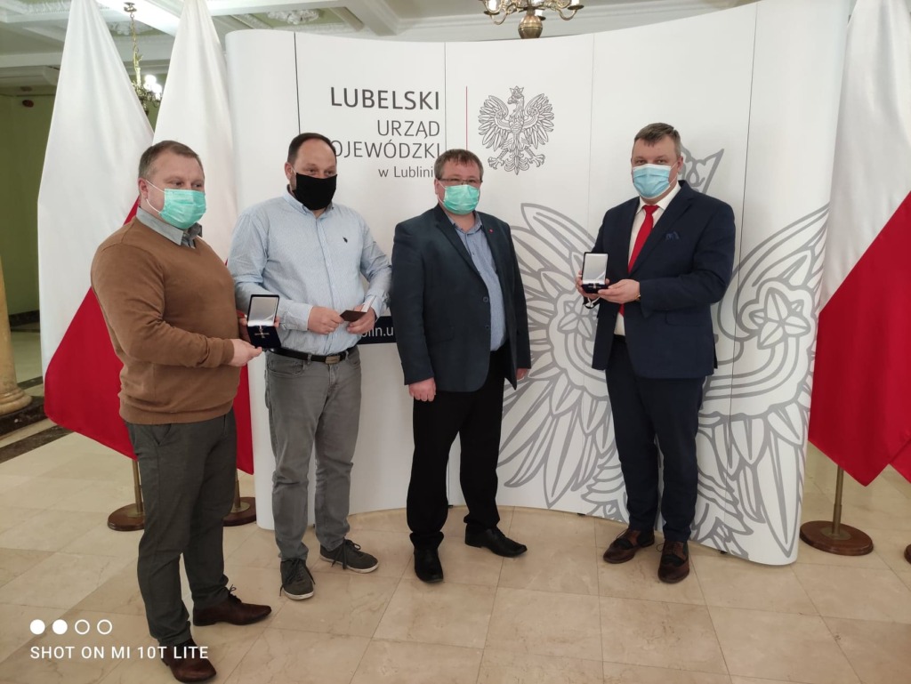Medale „Opiekun Miejsc Pamięci Narodowej” odebrane na spotkaniu z Wicewojewodą Lubelskim