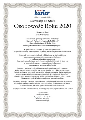 Nominacja policjantek z bialskiej Komendy Policji do tytułu Osobowość Roku 2020