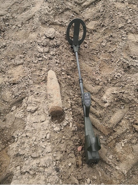 Niewybuch z czasów II wojny światowej znaleziony w Worgulach