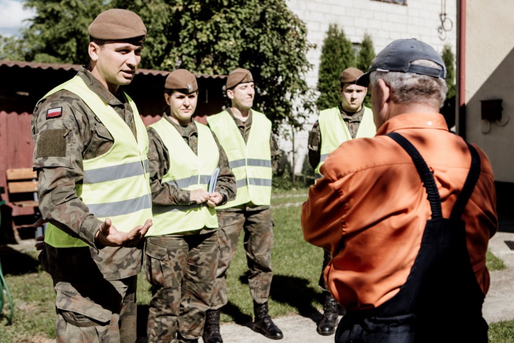 W związku ze stanem wyjątkowym żołnierze prowadzą akcję „Silne wsparcie”