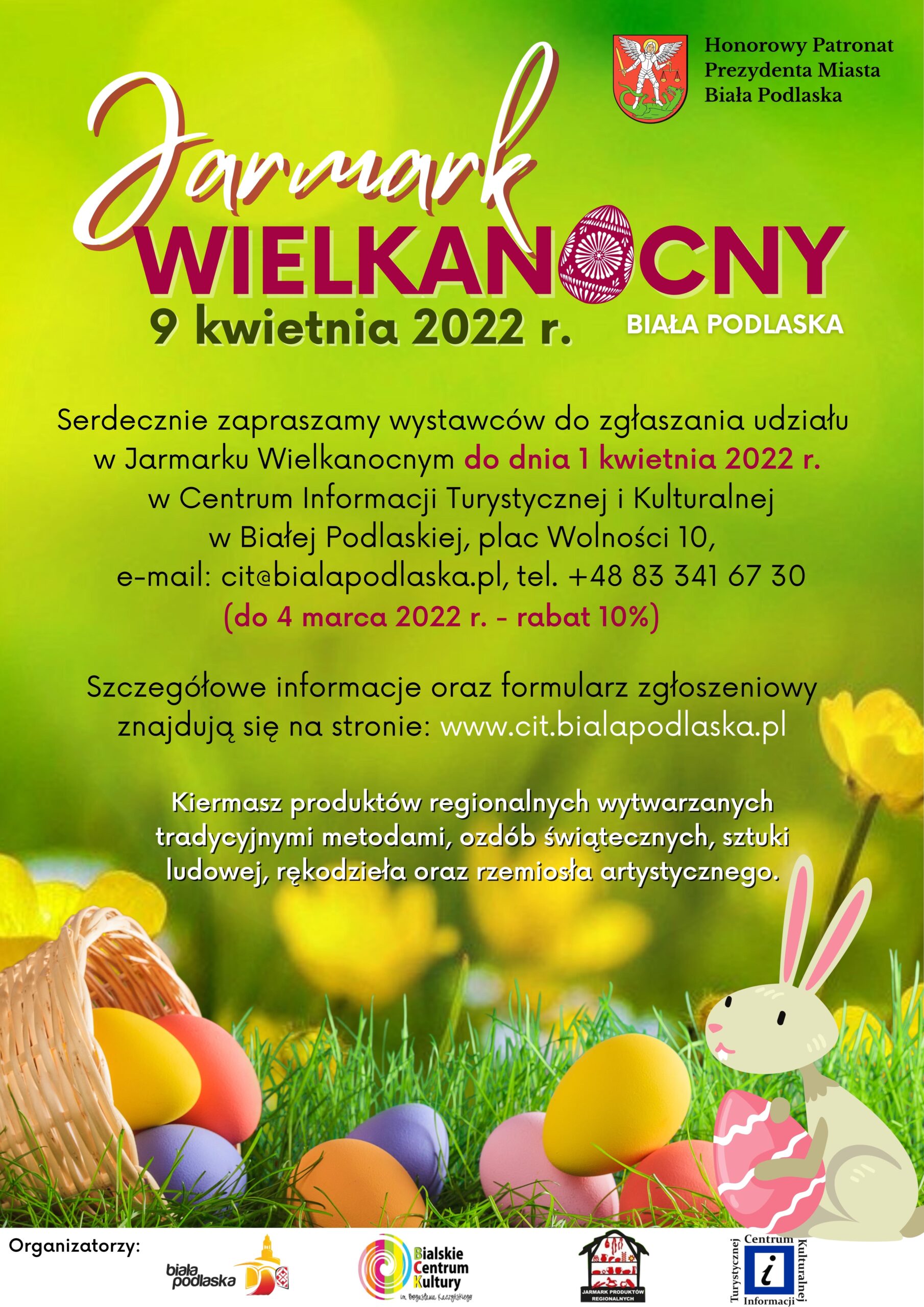 Jarmark Wielkanocny w Białej Podlaskiej- wystawcy mogą już zgłaszać udział