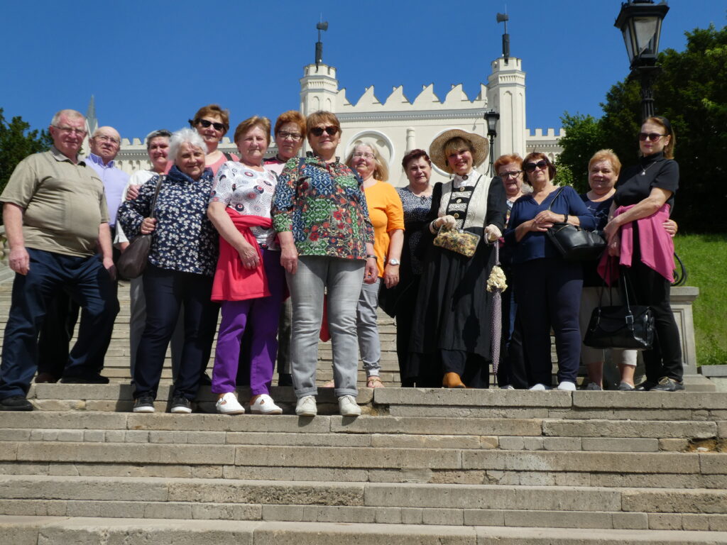 Seniorzy z Klubu Seniora w Łomazach na wycieczce w Lublinie 