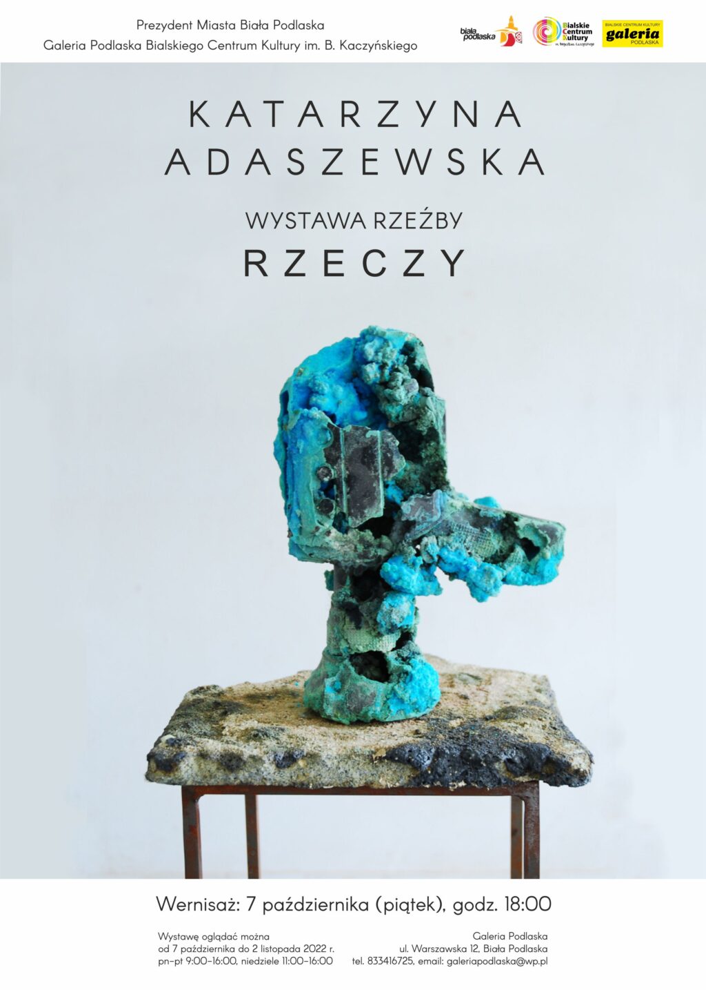 Wystawa rzeźby “Rzeczy/Nierzeczy” Katarzyny Adaszewskiej