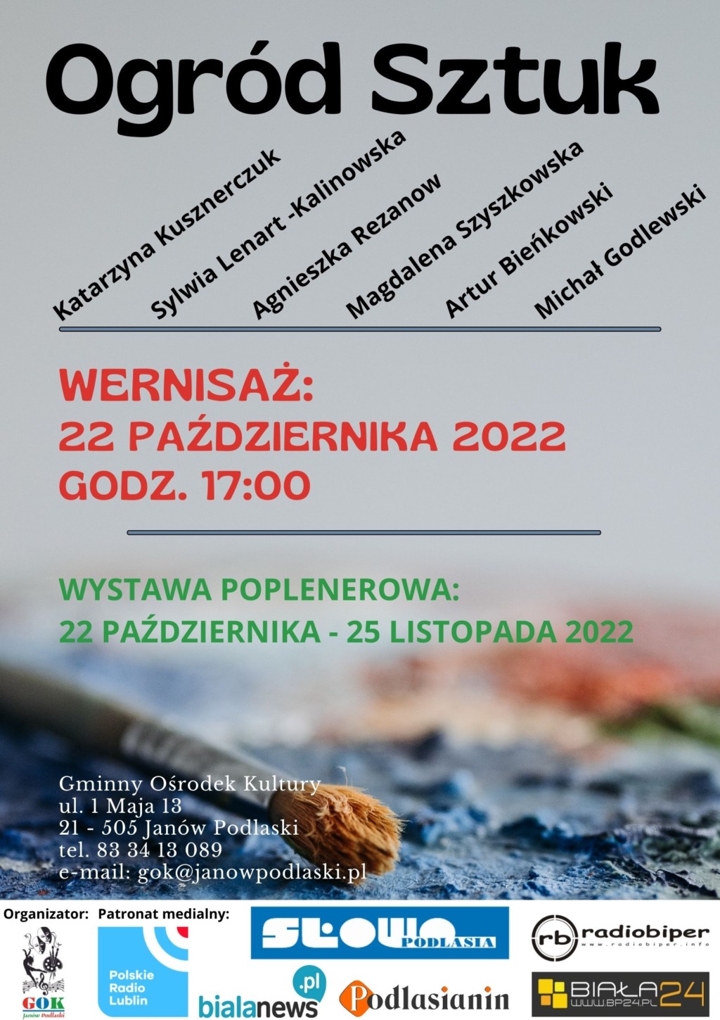 Ogród Sztuk- wystawa poplenerowa w Janowie Podlaskim