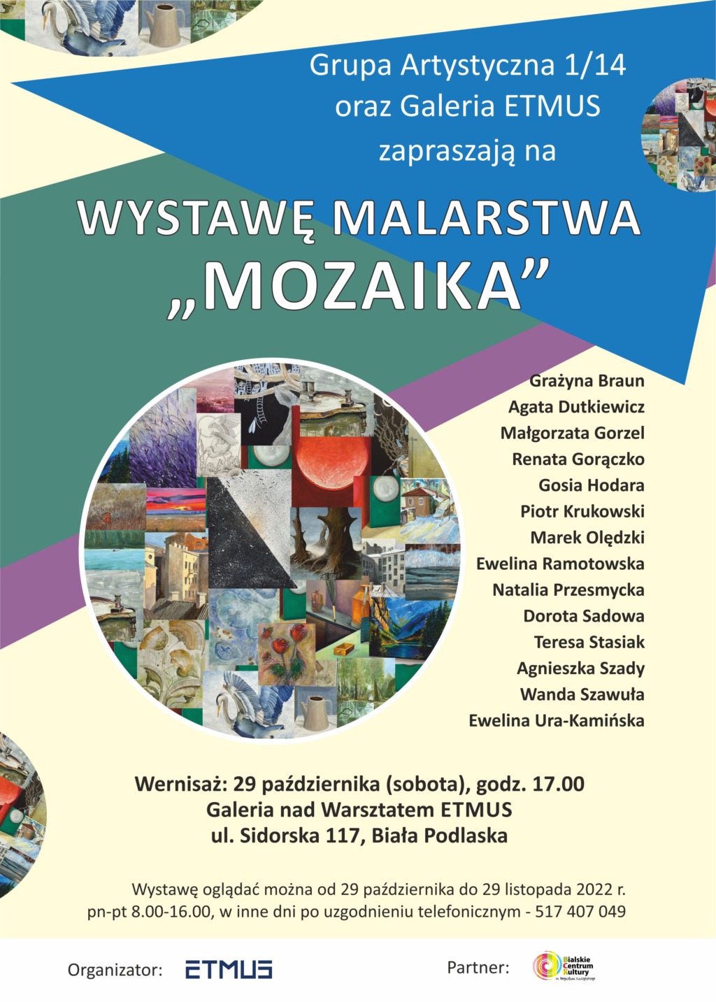 Wystawa malarstwa “Mozaika” w Białej Podlaskiej