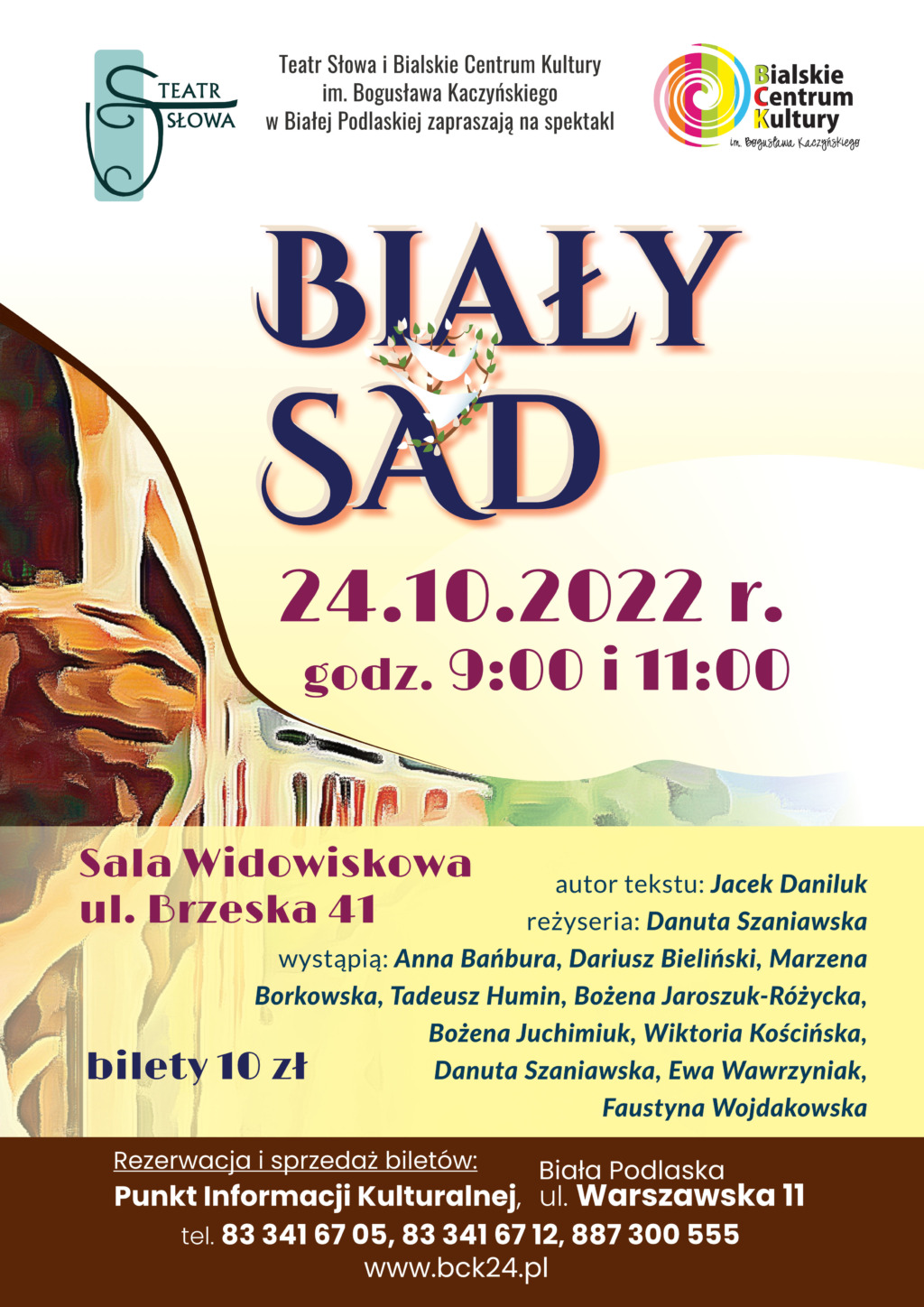 “Biały sad” w wykonaniu bialskiego Teatru Słowa