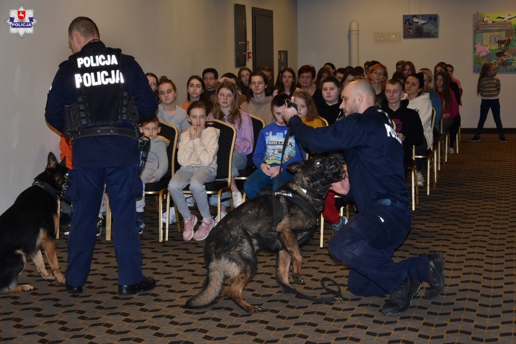 Spotkanie policjantów z dziećmi z Ukrainy