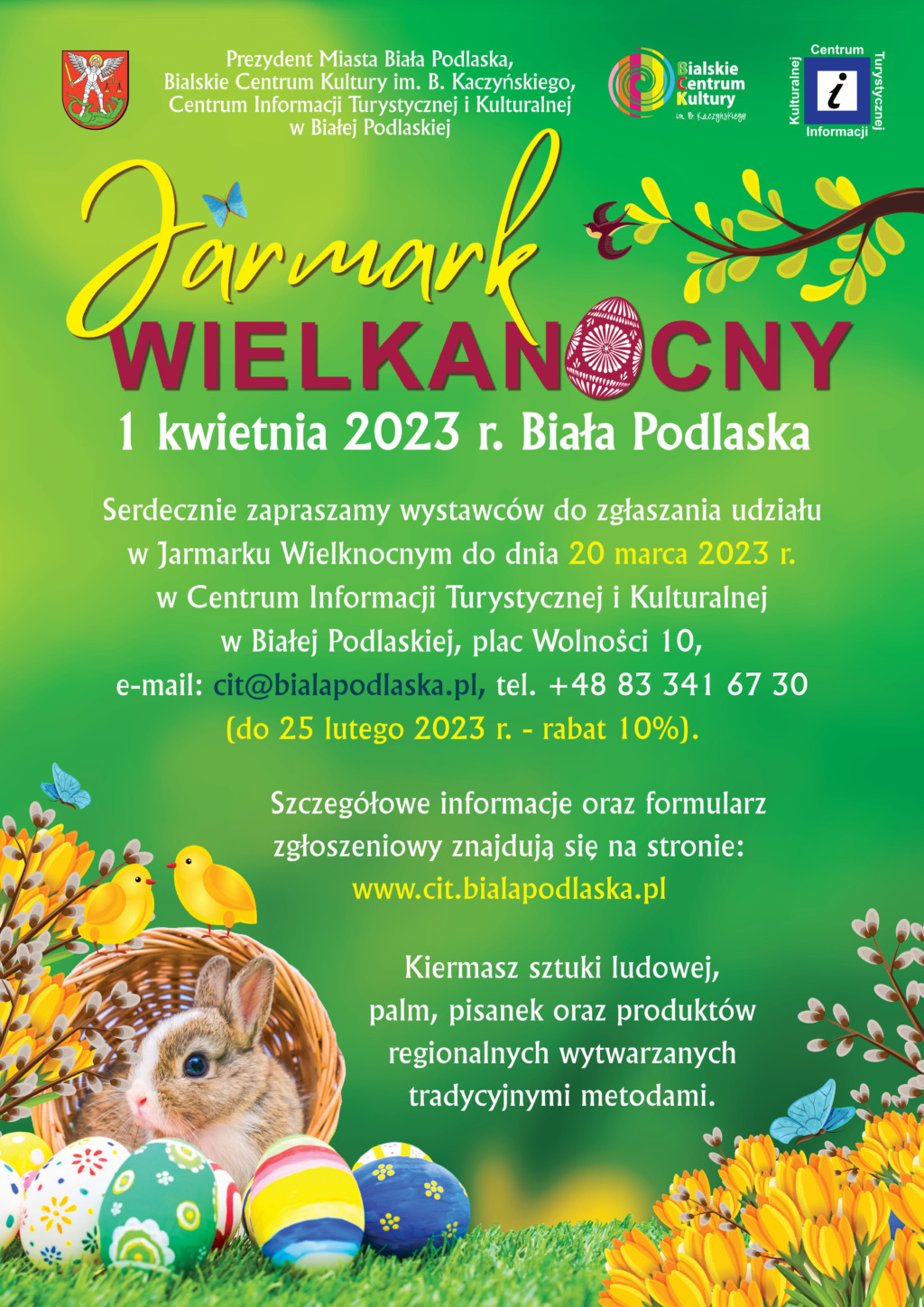 Jesteś wystawcą? Możesz wziąć udział w bialskim Jarmarku Wielkanocnym