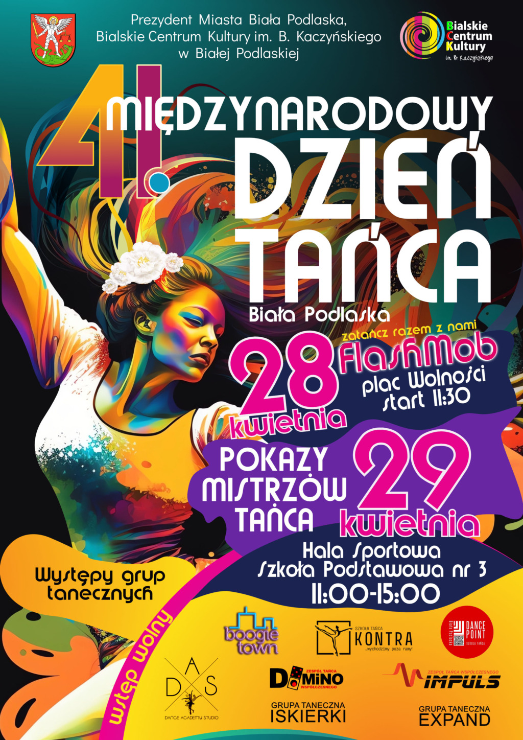 Taneczne wydarzenia z okazji 41. Międzynarodowego Dnia Tańca