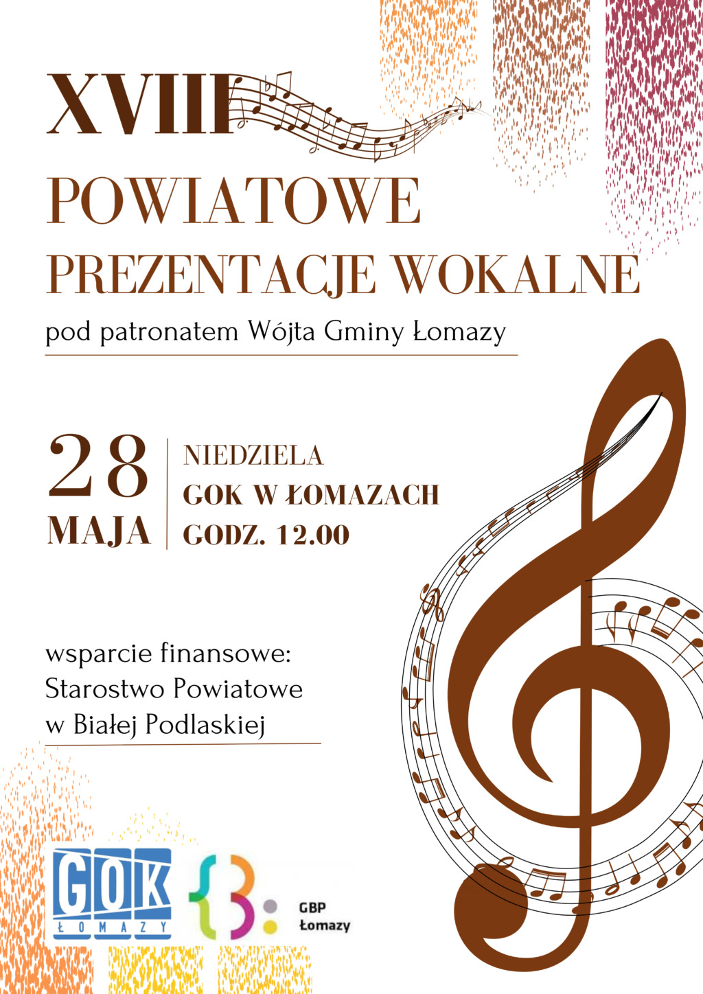 XVIII Powiatowe Prezentacje Wokalne w Łomazach