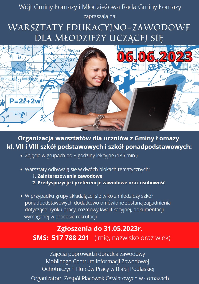 Warsztaty edukacyjno-zawodowe dla młodzieży uczącej się