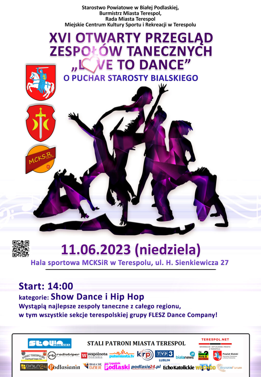 XVI Otwarty Przegląd Zespołów Tanecznych LOVE TO DANCE w Terespolu