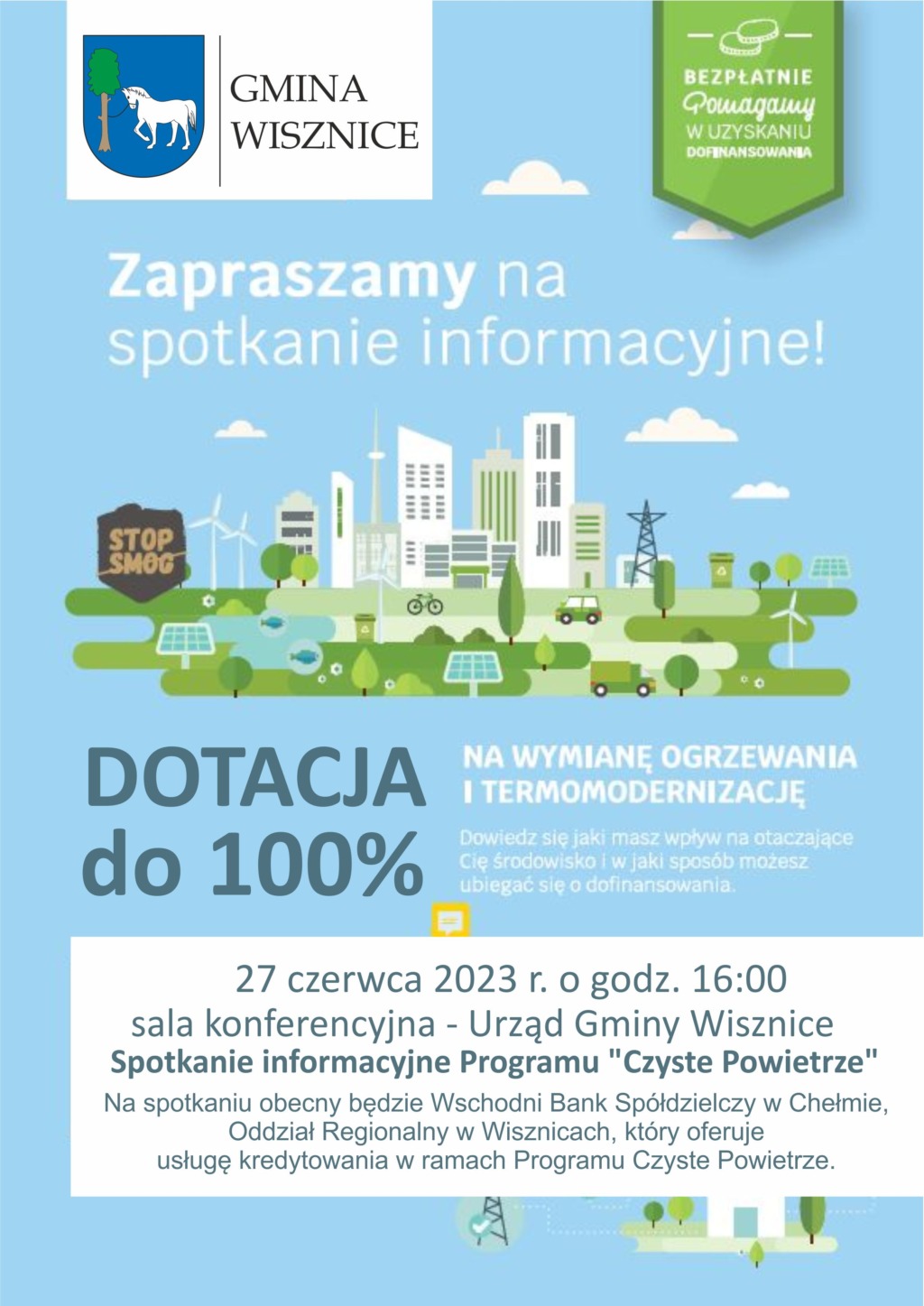 Spotkanie Programu “Czyste Powietrze” w Wisznicach
