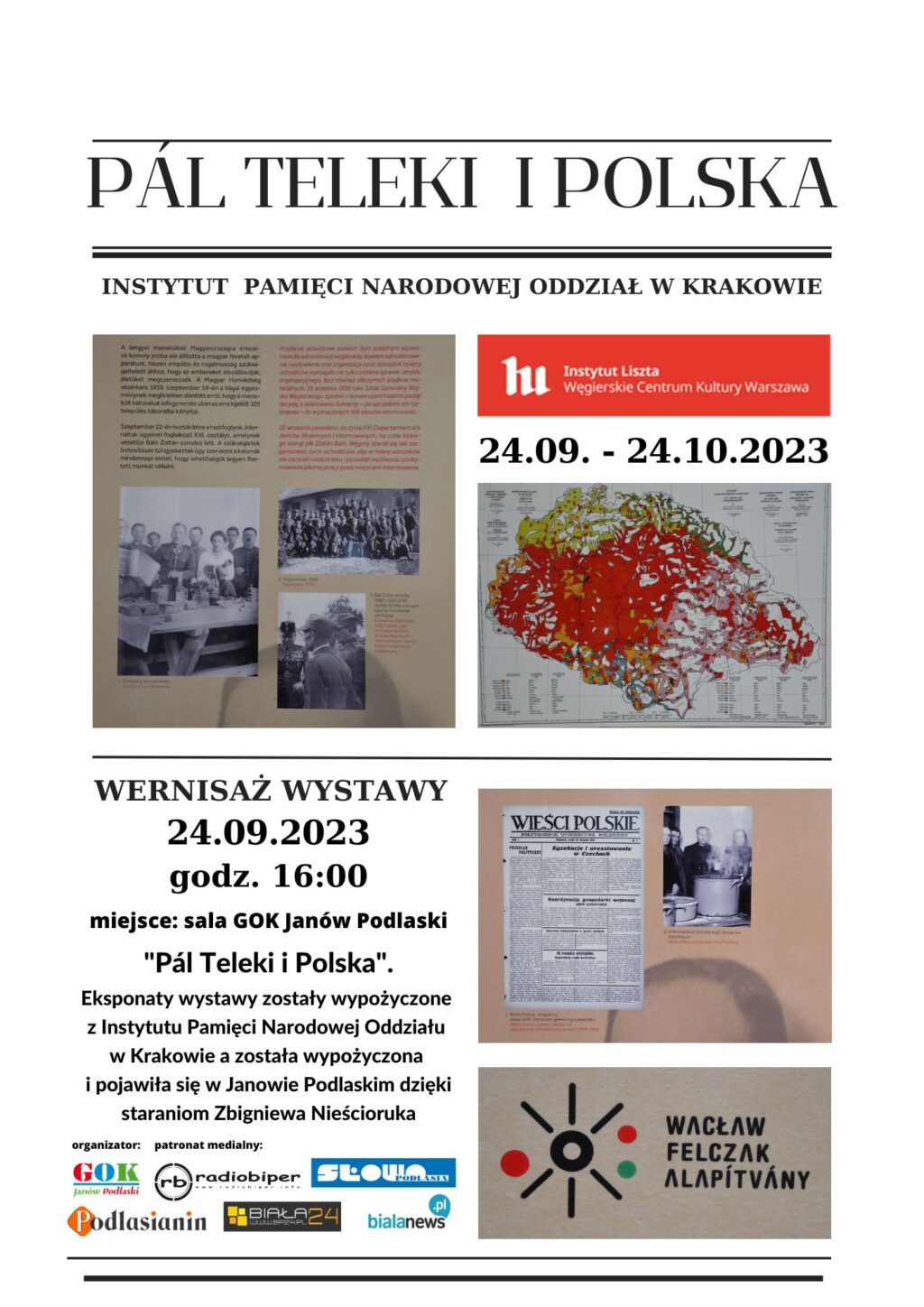 Wernisaż wystawy “Pál Teleki i Polska”