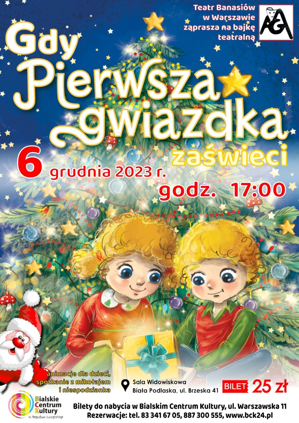 Spektakl dla dzieci pt. “Gdy Pierwsza gwiazdka zaświeci”