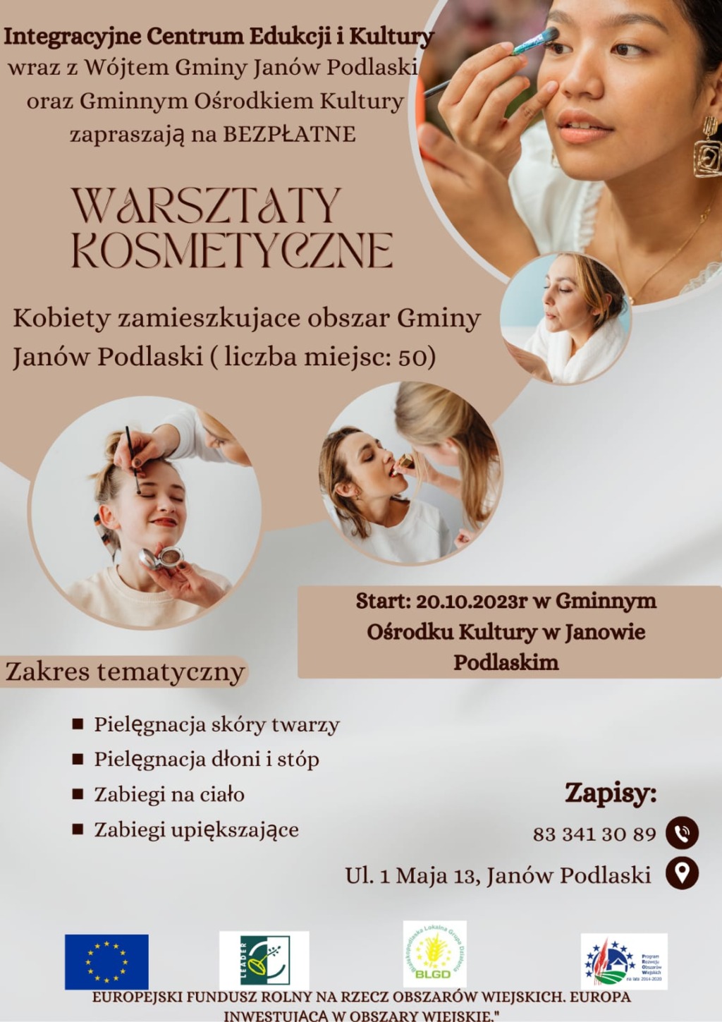 Zapraszają na bezpłatne warsztaty kosmetyczne