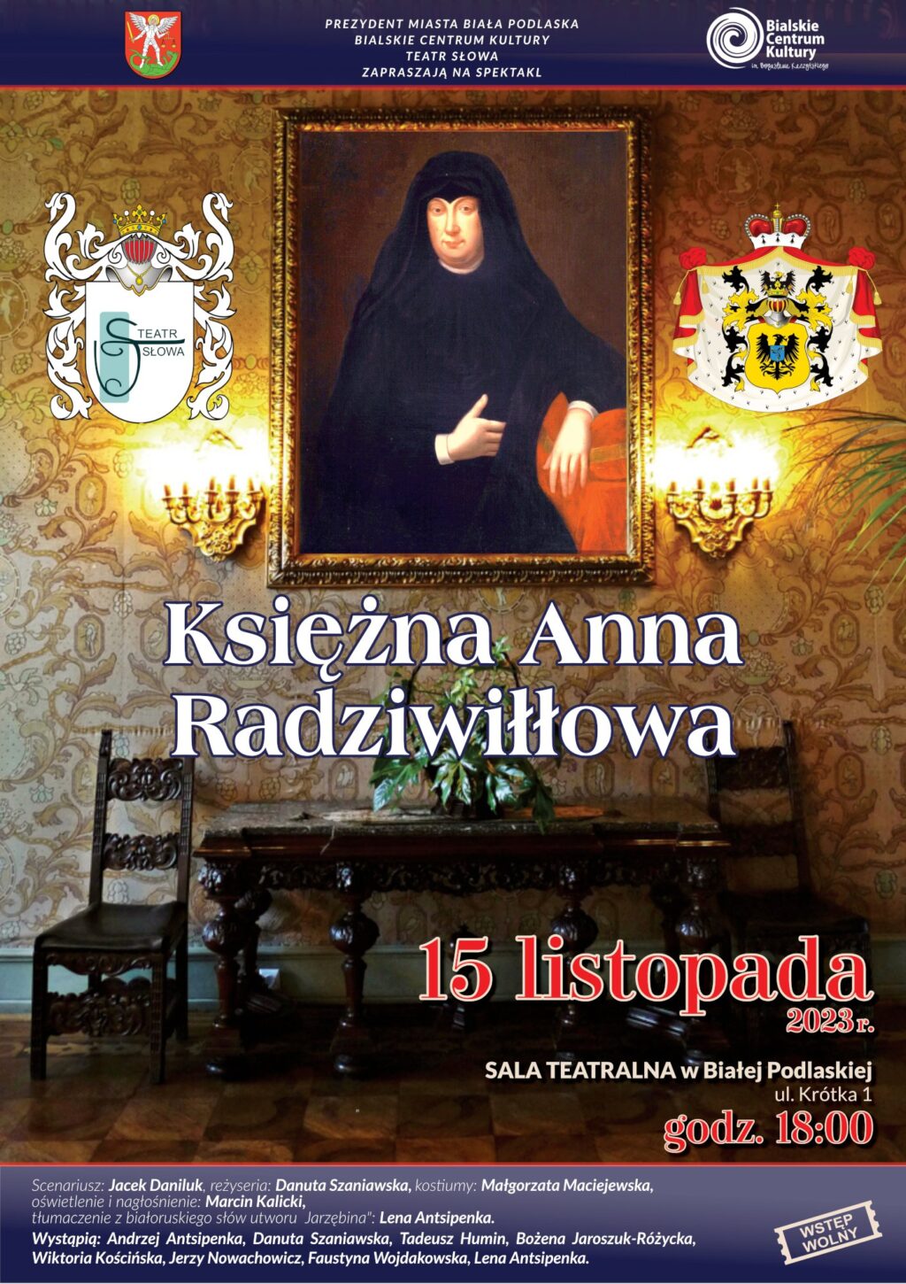 Spektakl „Księżna Anna Radziwiłłowa”