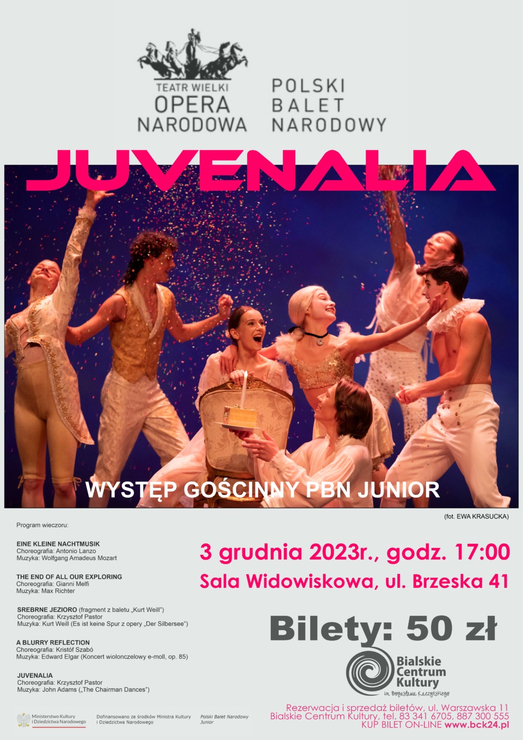 “Juvenalia” – występ młodzieżowej grupy Baletu Narodowego