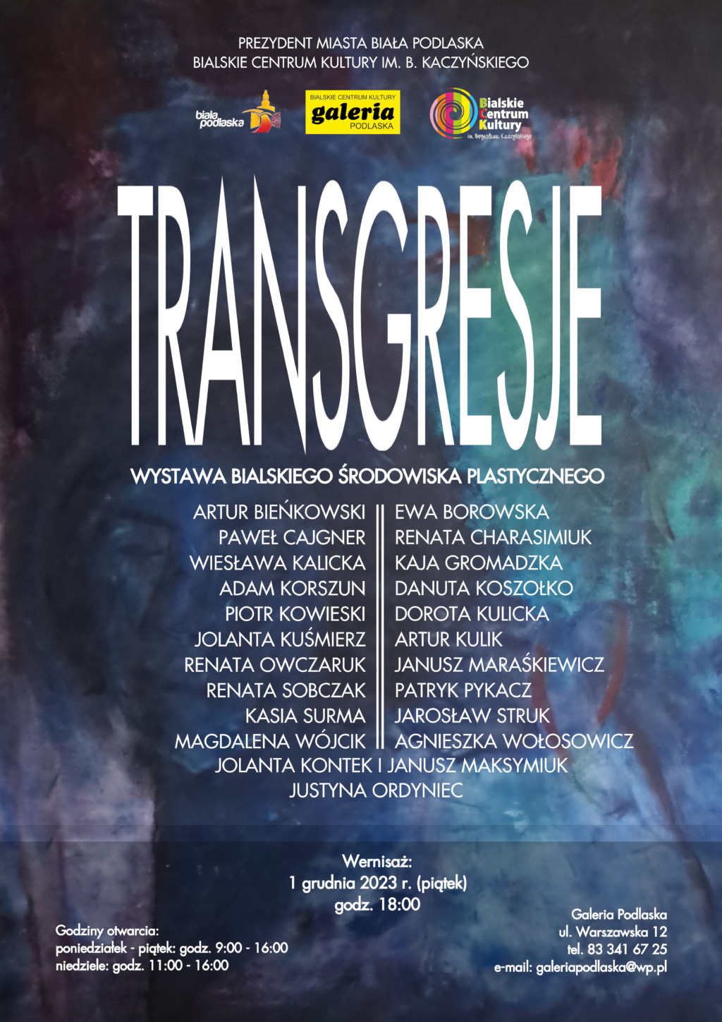 Wystawa Bialskiego Środowiska Plastycznego “Transgresje”