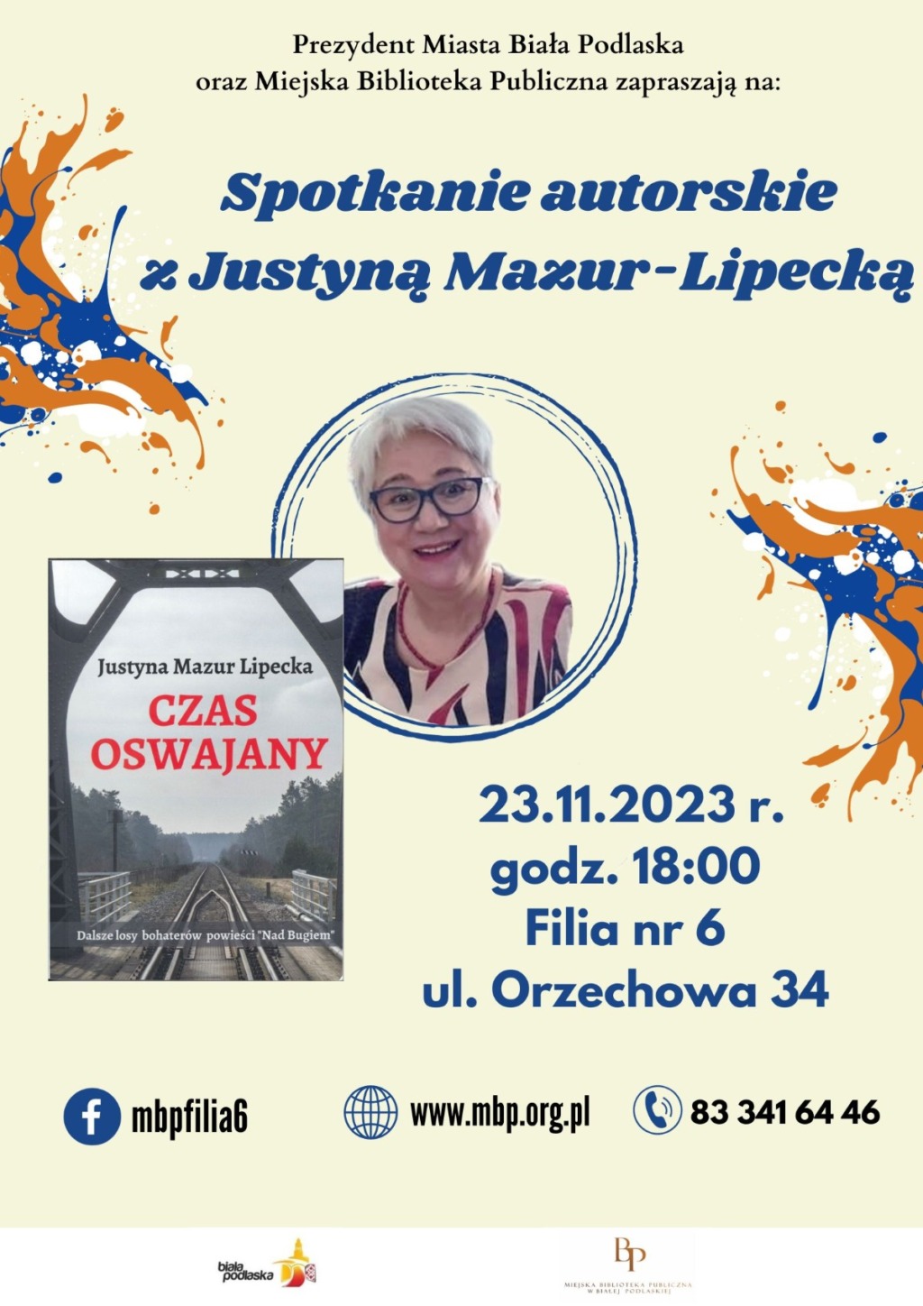 Spotkanie autorskie z Justyną Mazur-Lipecką