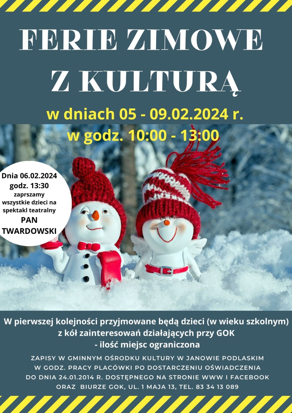 Ferie zimowe z GOK w Janowie Podlaskim