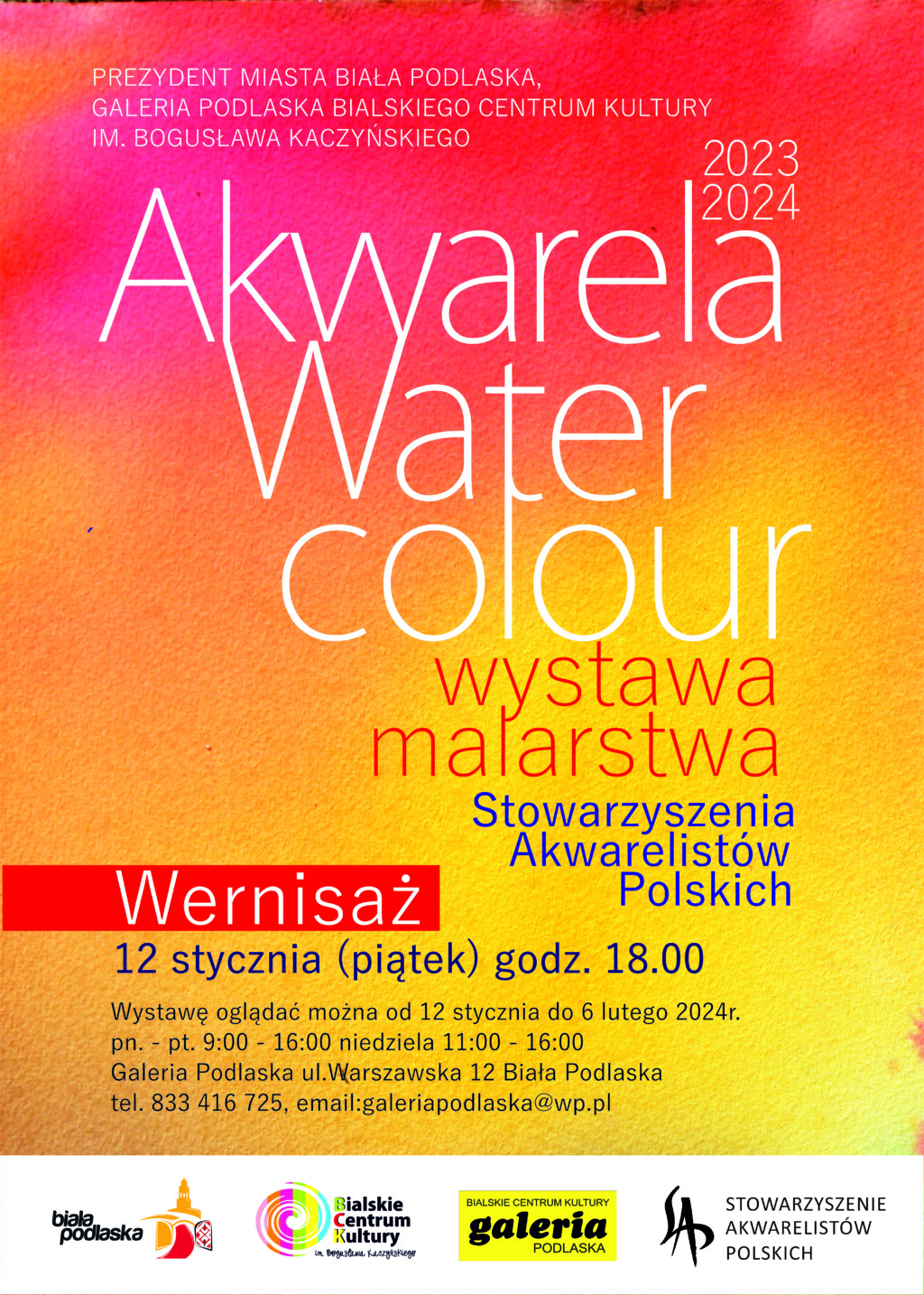 Wystawa Stowarzyszenia Akwarelistów Polskich “Akwarela Water colour”
