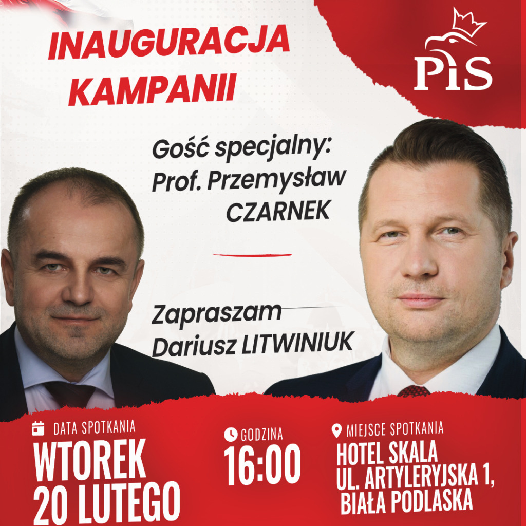 Inauguracja kampanii samorządowej Prawa i Sprawiedliwości w Białej Podlaskiej