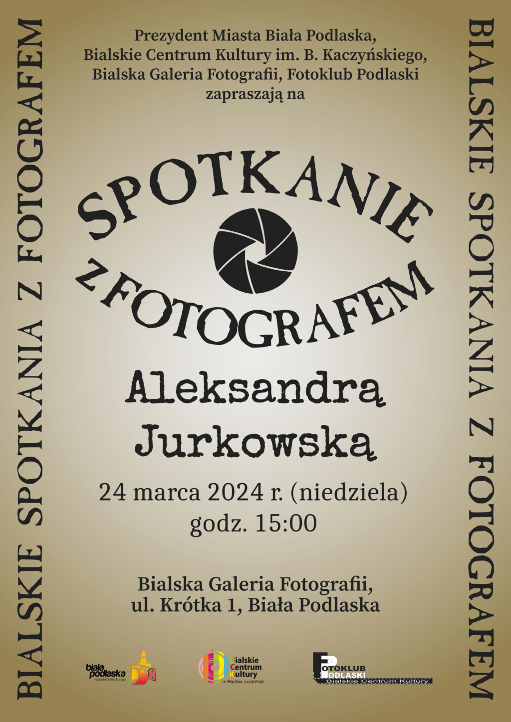 Spotkanie fotograficzne z Aleksandrą Jurkowską