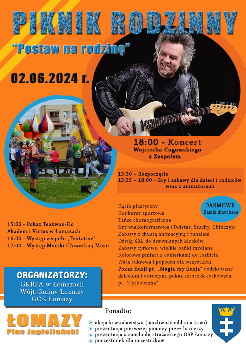 Piknik Rodzinny „Postaw na rodzinę” w Łomazach