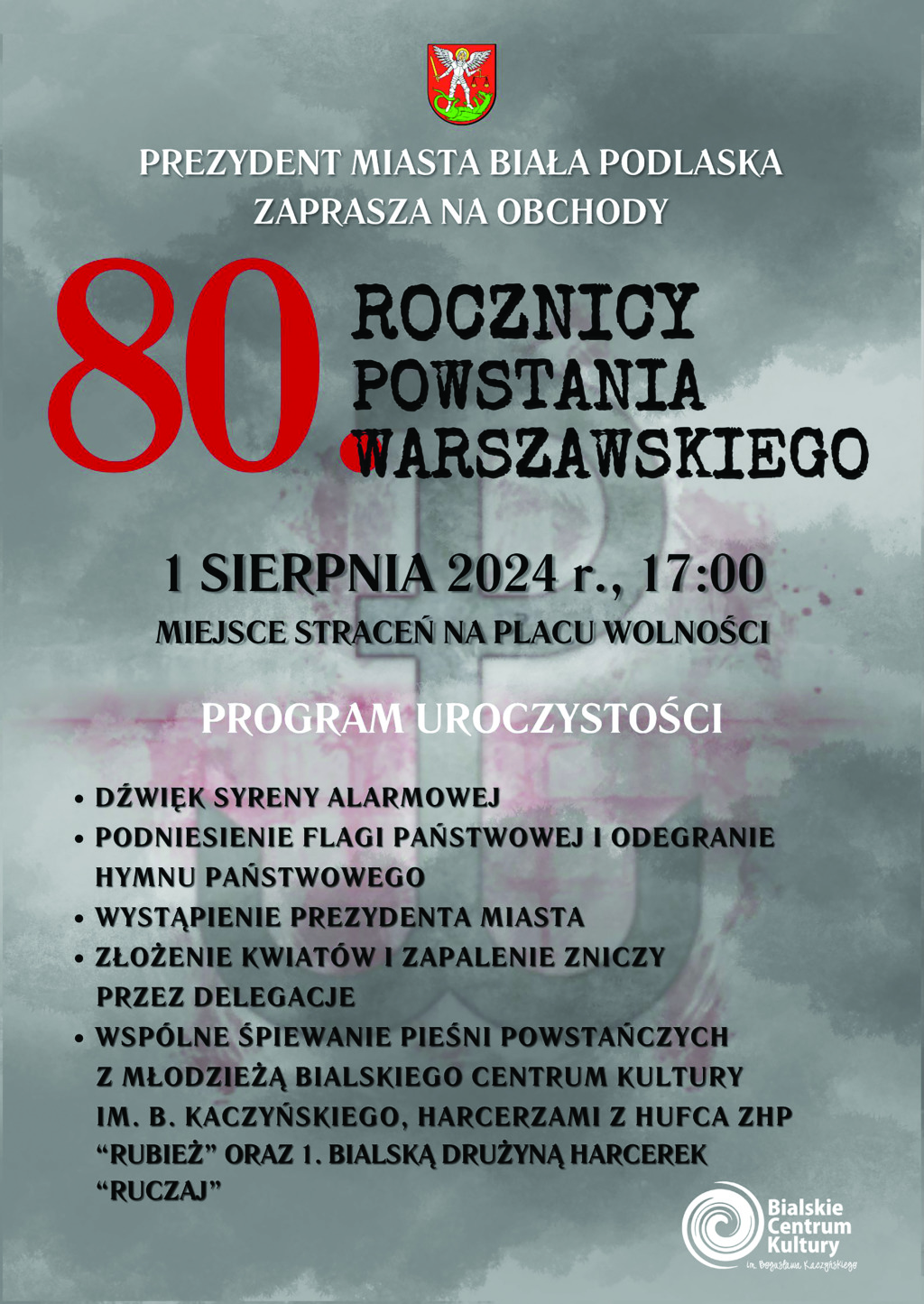 Obchody 80. rocznicy Powstania Warszawskiego