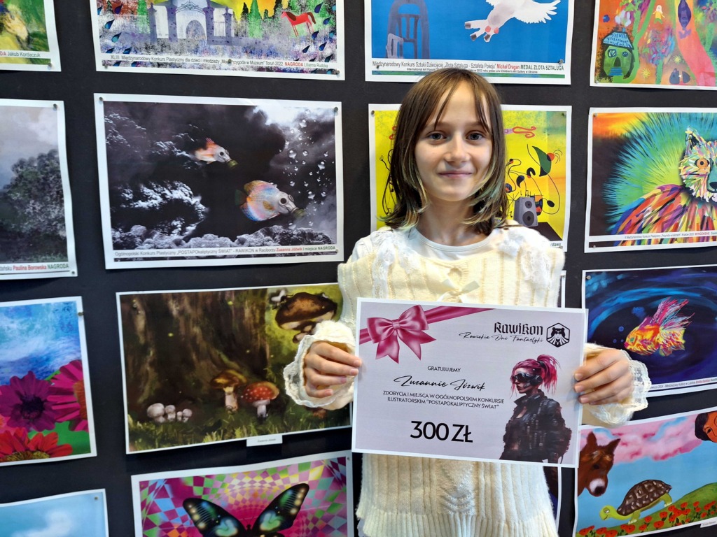 Zuzanna Jóźwik z Pracowni Grafiki Komputerowej „Piksel” zwyciężczynią ogólnopolskiego konkursu