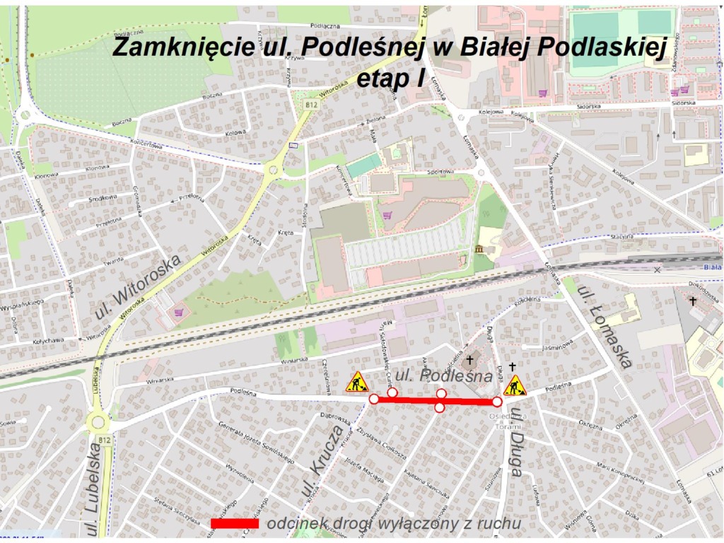 Utrudnienia w ruchu na ul. Podleśnej