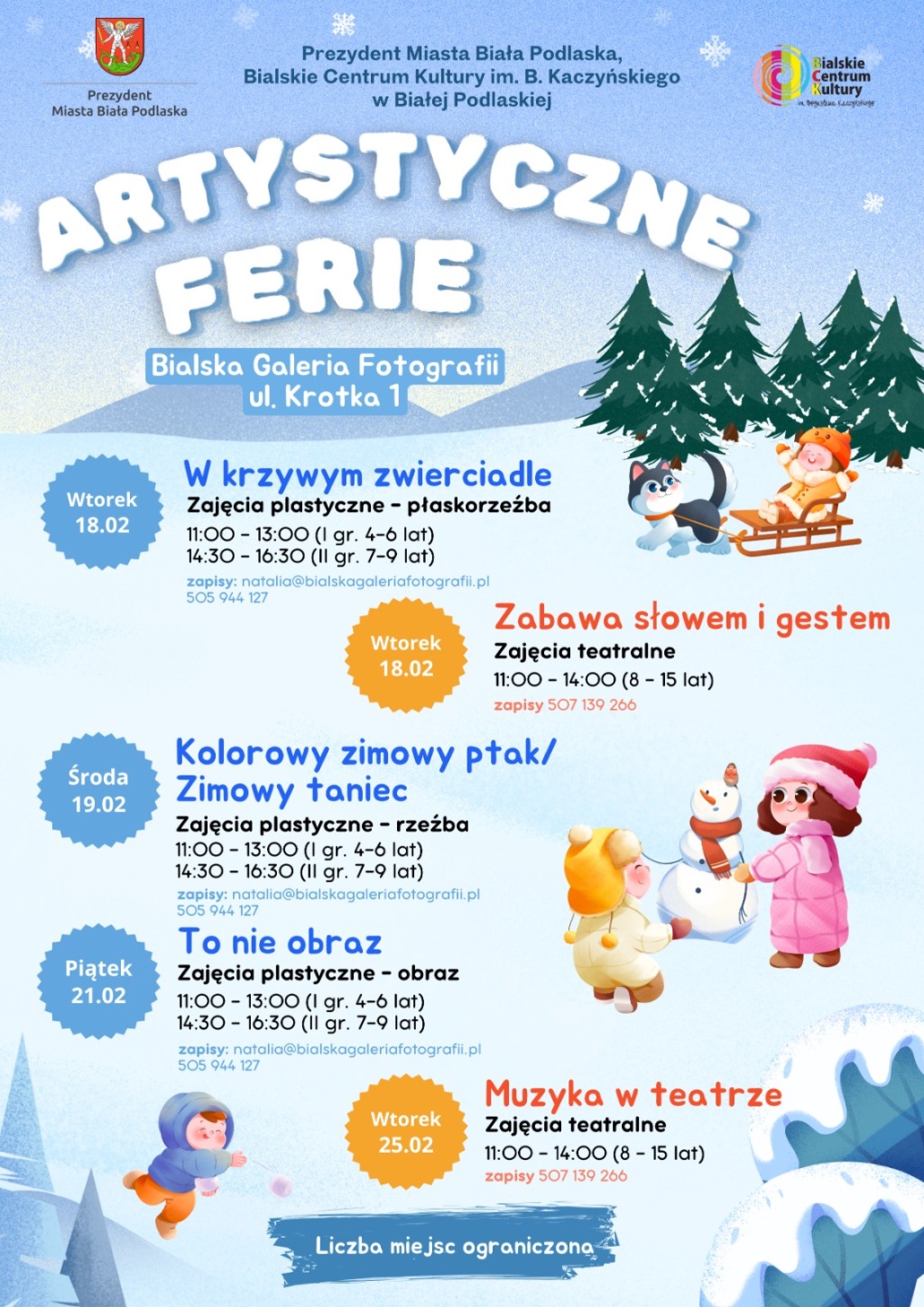 Ferie w Bialskim Centrum Kultury