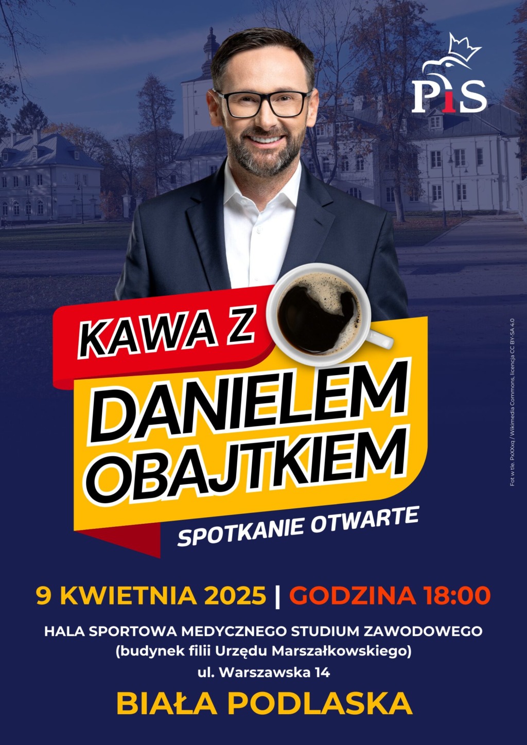 Spotkanie otwarte z europosłem Danielem Obajtkiem w Białej Podlaskiej