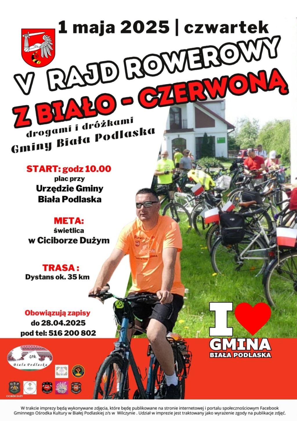 V Rajd Rowerowy z Biało-Czerwoną