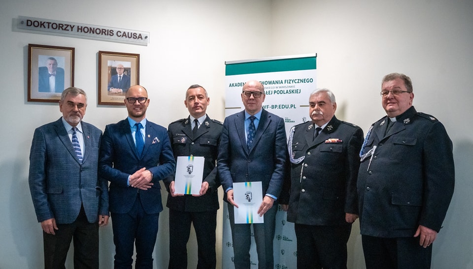 Podpisanie porozumień o współpracy AWF z Gminą Biała Podlaska i OSP Sławacinek Stary