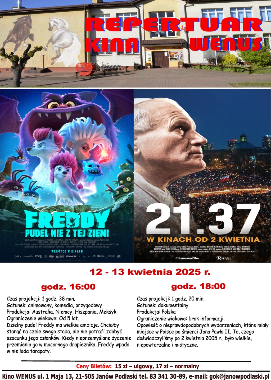 Kino Wenus zaprasza na film
