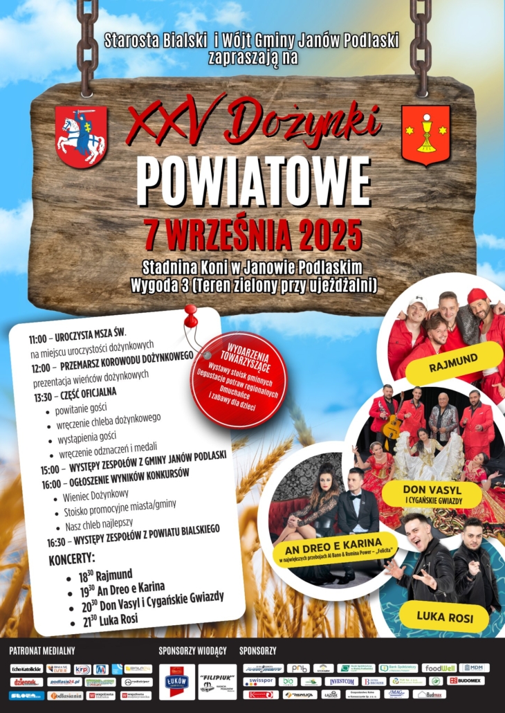 XXV Dożynki Powiatowe w Janowie Podlaskim