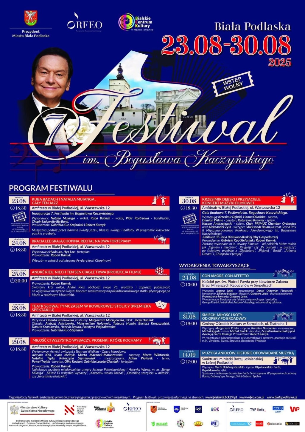 7. Festiwal im. Bogusława Kaczyńskiego w Białej Podlaskiej – tydzień pełen muzyki, emocji i sztuki