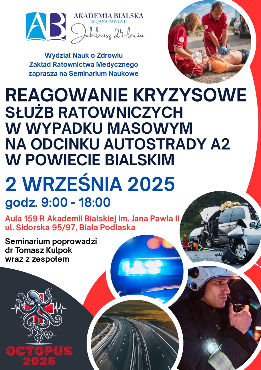Seminarium naukowe w Akademii Bialskiej: Reagowanie kryzysowe służb ratowniczych