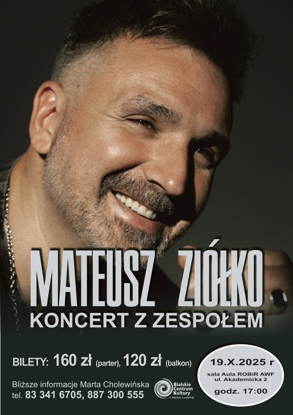 Wyjątkowy koncert Mateusza Ziółko w Białej Podlaskiej