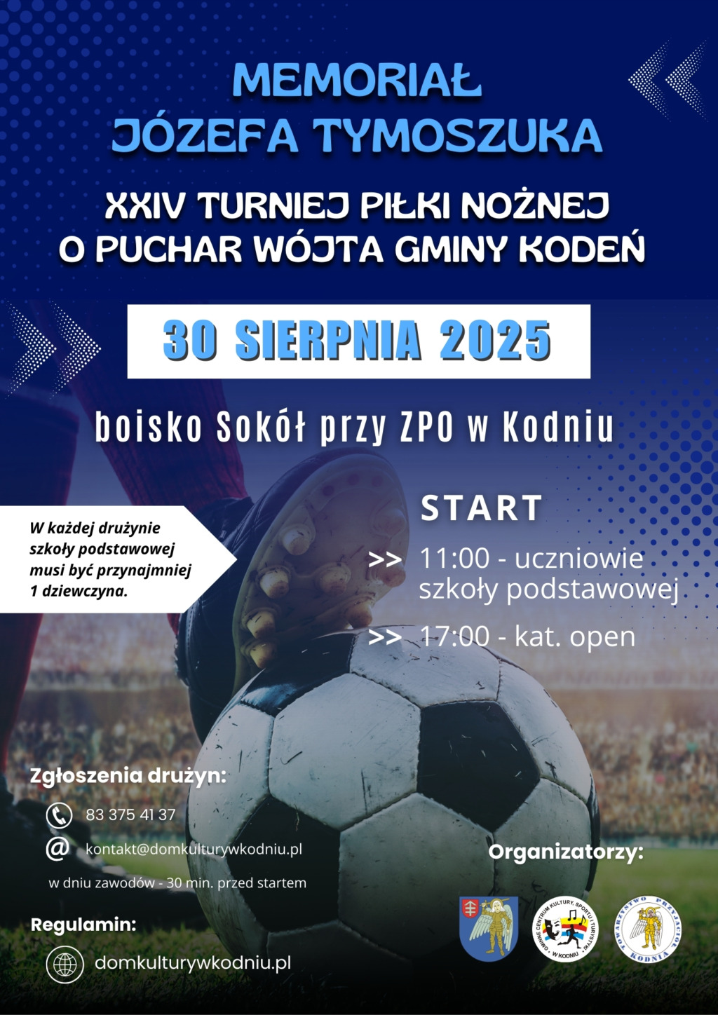 Memoriał Józefa Tymoszuka – XXIV Turniej Piłki Nożnej o Puchar Wójta Gminy Kodeń