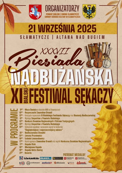 XXXVII Biesiada Nadbużańska i XI Bialski Festiwal Sękaczy – wielkie święto kultury i tradycji w Sławatyczach