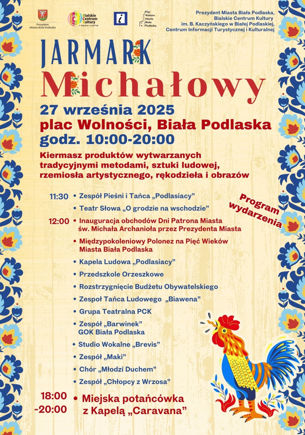 Jarmark Michałowy i koncert Hanny Carmen – kulturalny weekend w Białej Podlaskiej