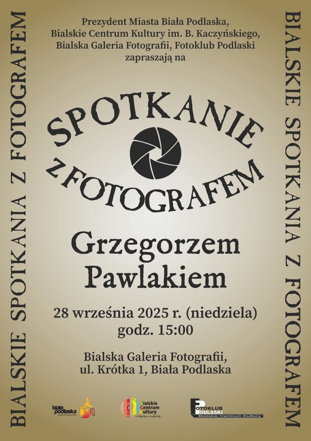 Spotkanie z fotografem Grzegorzem Pawlakiem